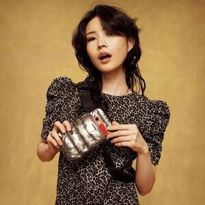 Think Royln BUZZ ME Designer Mini Crossbody Bag Cell Diagonal 2.0 Lightning Grey